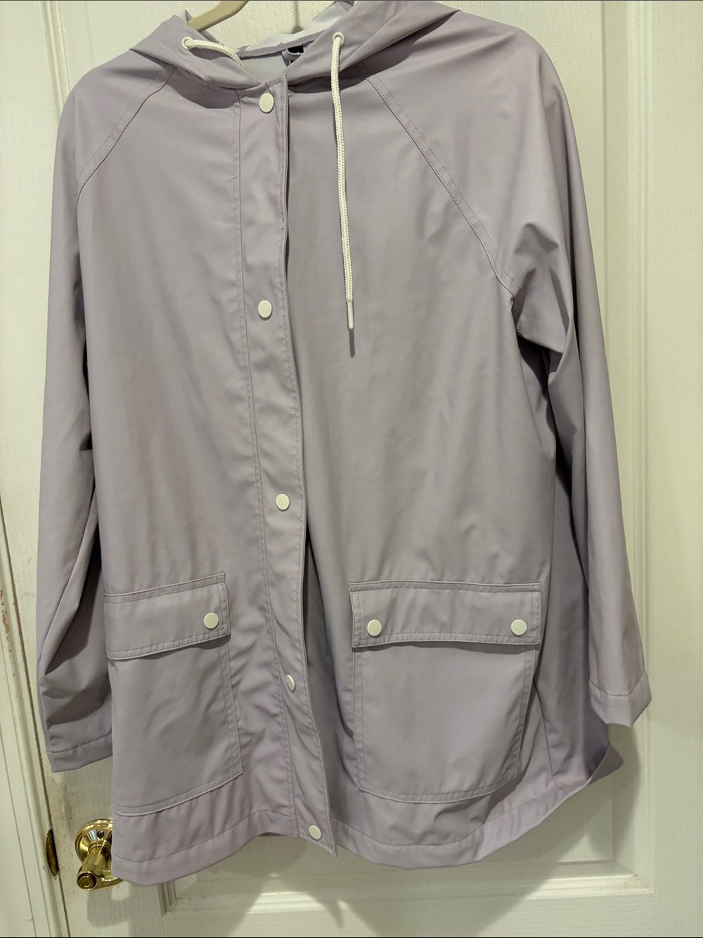 H&M Light Lavender Hooded Raincoat